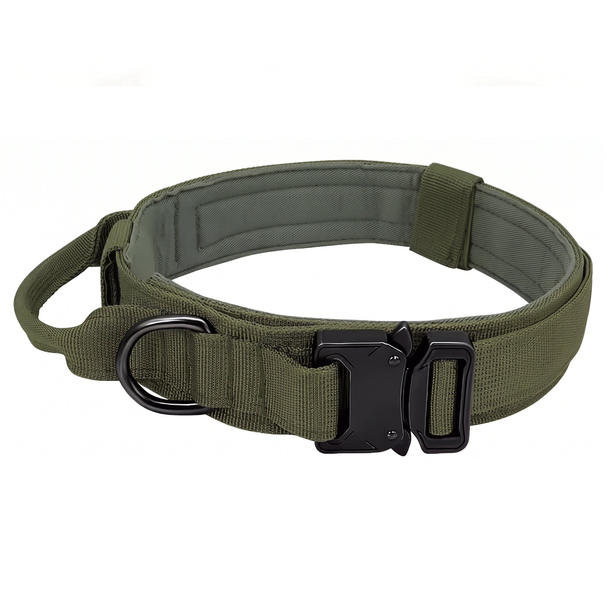Farbmuster Armee Grün Oliv für breites Hundehalsband K9 - ArmyDropz Army Shop Schweiz