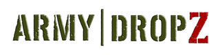 ArmyDropz Logo mit Schweizer Kreuz – Army Shop Schweiz für Camping und Outdoor