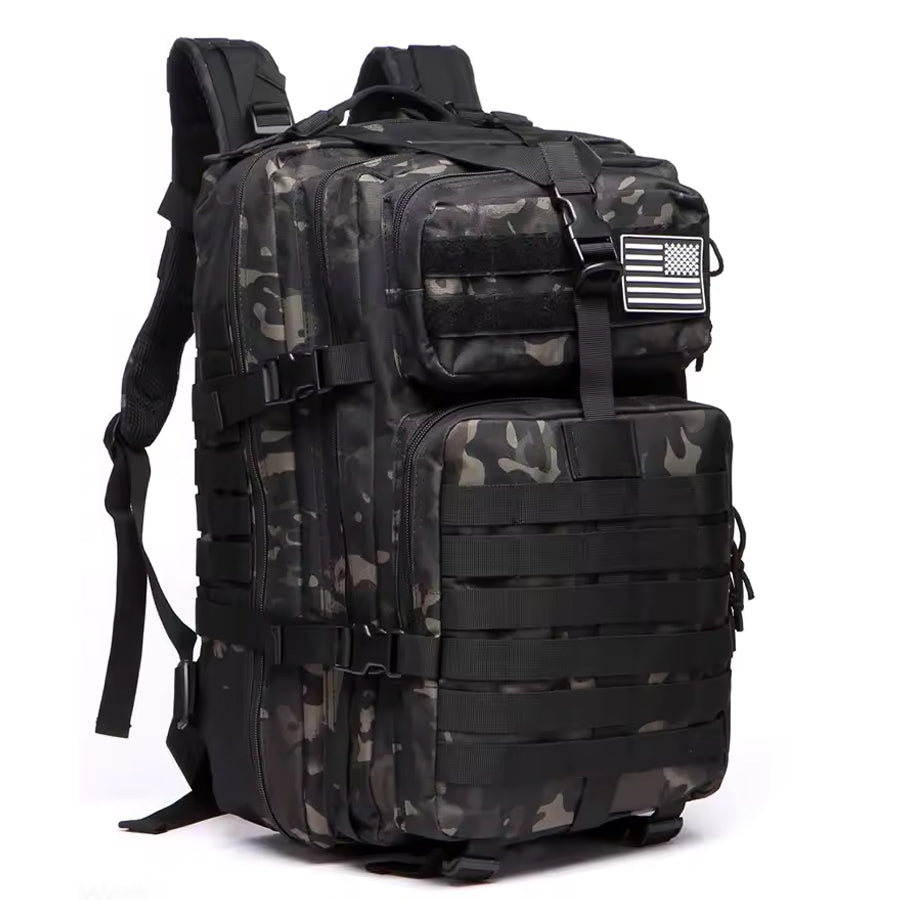 Camo-Black Taktischer Militärrucksack 50L von ArmyDropz