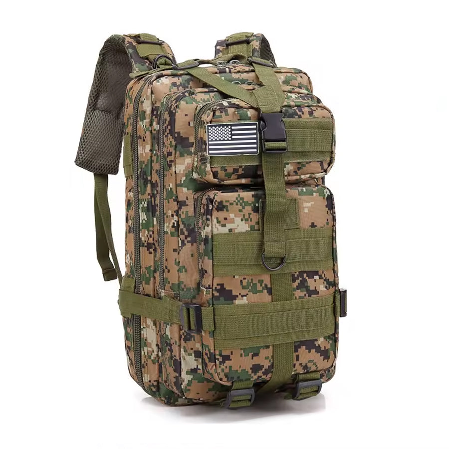 Camouflagegreen taktischer Armee-Rucksack 25L bei ArmyDropz