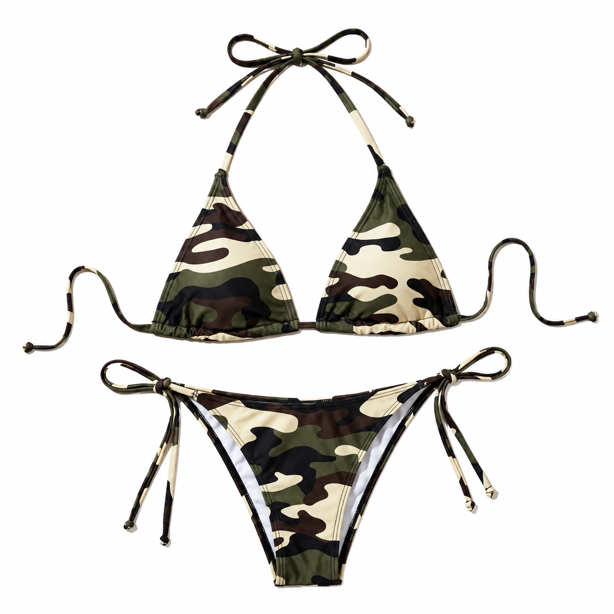 Militär Camo Bikini Set Damen – Triangel | Tactical Army
