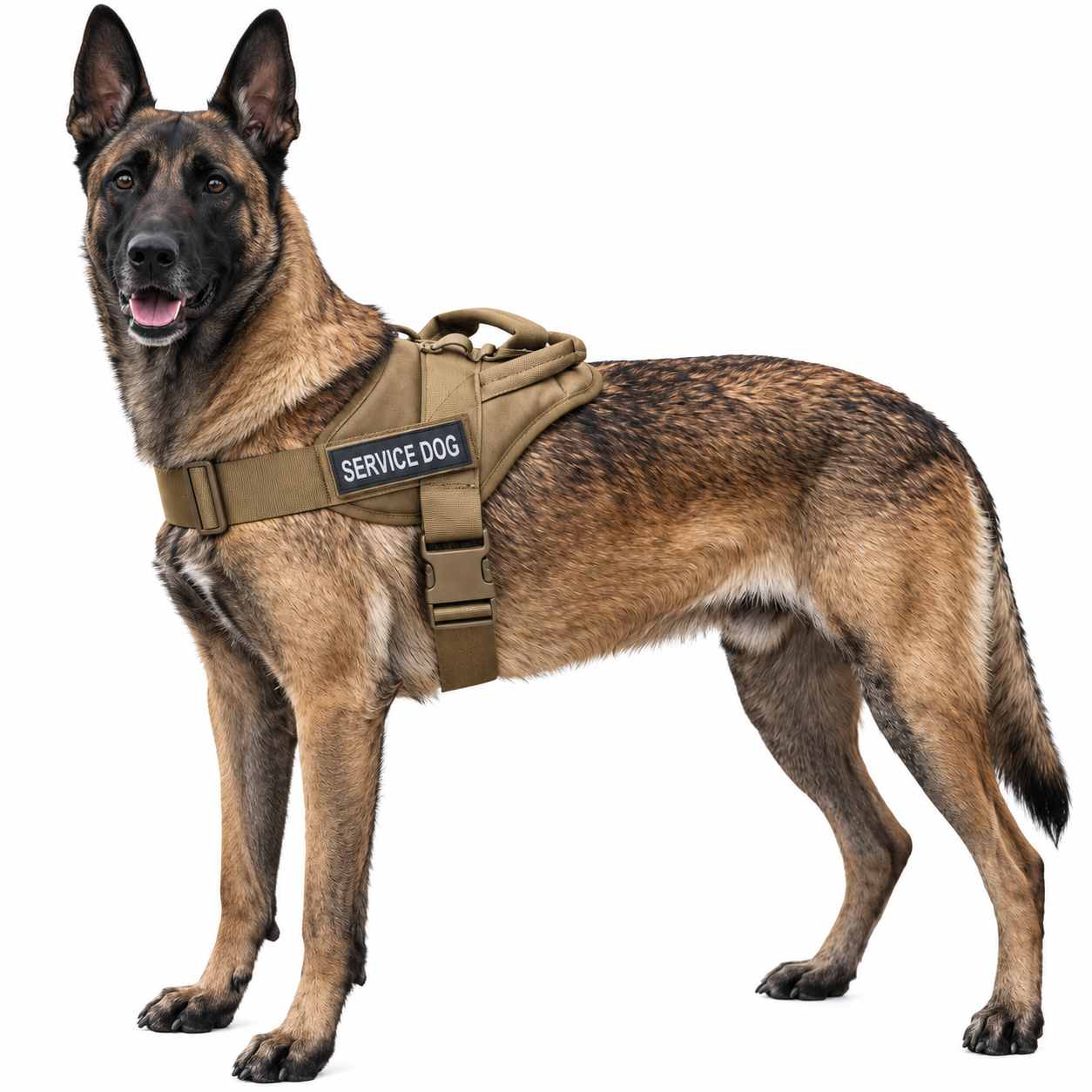 Hundeausrüstung Schweiz: Malinois mit K9 Geschirr im Army Shop Schweiz – ArmyDropz