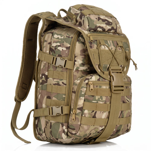 Militärrucksack 40 Liter in MC Tactical Multicam, Dreiviertelansicht