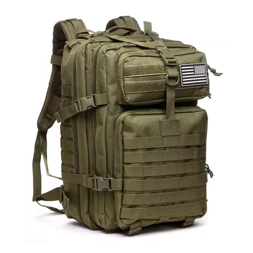 Armee & Militär Rucksack 50L in Militärgrün Oliv für Survival und Outdoor-Touren im Army Shop Schweiz