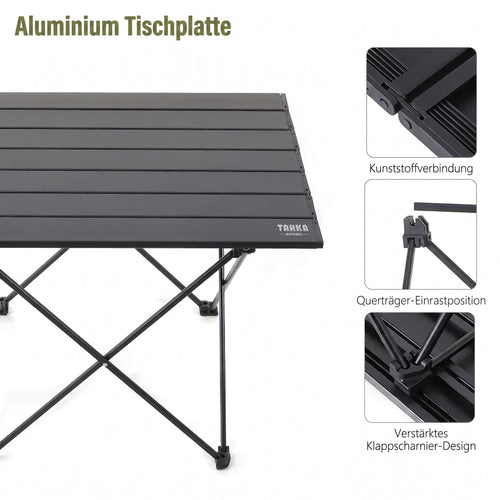 Faltbarer Camping-Tisch TARKA faltbare Tischplatte Detail – Army Dropz Armee Shop Schweiz