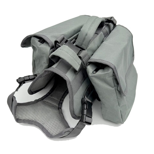 Hundegeschirr Hunderucksack mit Seitentaschen und Tragegriff – ArmyDropz