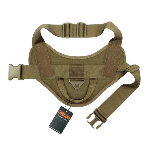 Coyote Tan K9 Hundegeschirr in Sandfarbe mit Führgriff und D-Ring – Army Shop Schweiz