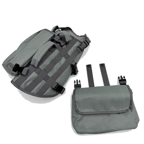 Hunderucksack mit abnehmbarer Packtasche und MOLLE-System – ArmyDropz