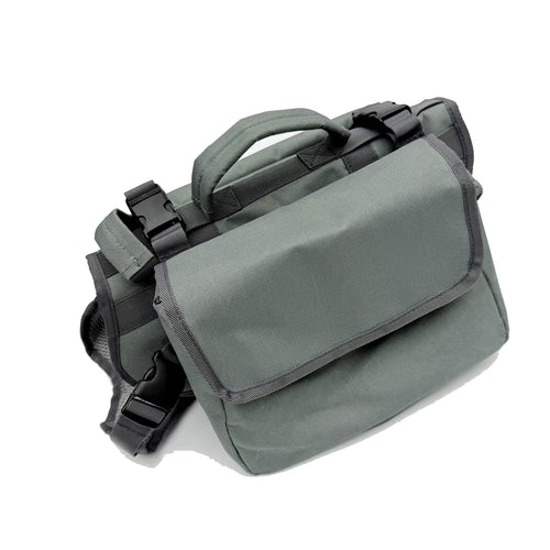 Hunderucksack mit Packtaschen für Wandern und Outdoor in Grau – ArmyDropz