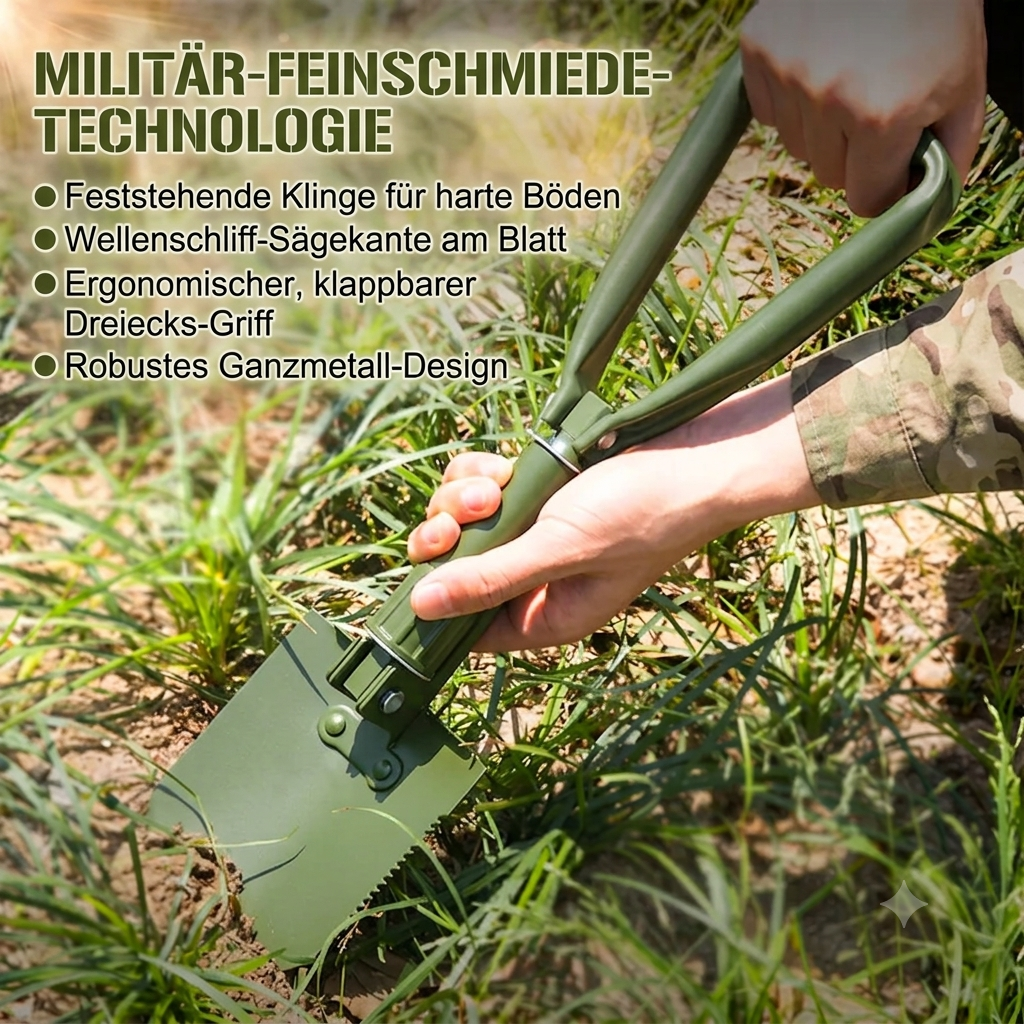 Klappspaten Tactical Army im Einsatz – ArmyDropz Army Shop Schweiz