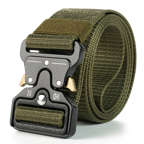 Outdoor Gurt Tactical Armeegrün mit Cobra-Schnalle – Army Dropz Armee Shop Schweiz