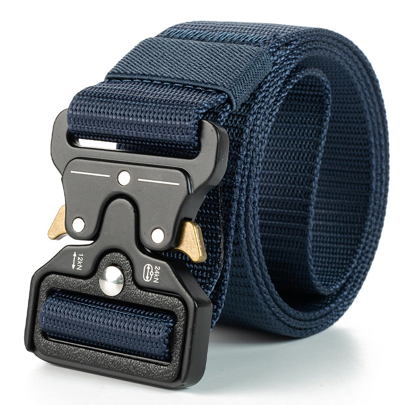 Outdoor Gurt Tactical Dunkelblau mit Cobra-Schnalle – Army Dropz Armee Shop Schweiz