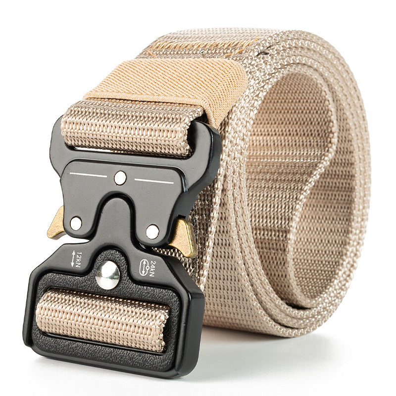 Outdoor Gurt Tactical Helles Khaki mit Cobra-Schnalle – Army Dropz Armee Shop Schweiz