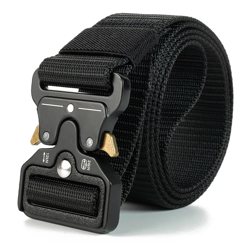 Outdoor Gurt Tactical Schwarz mit Cobra-Schnalle – Army Dropz Armee Shop Schweiz