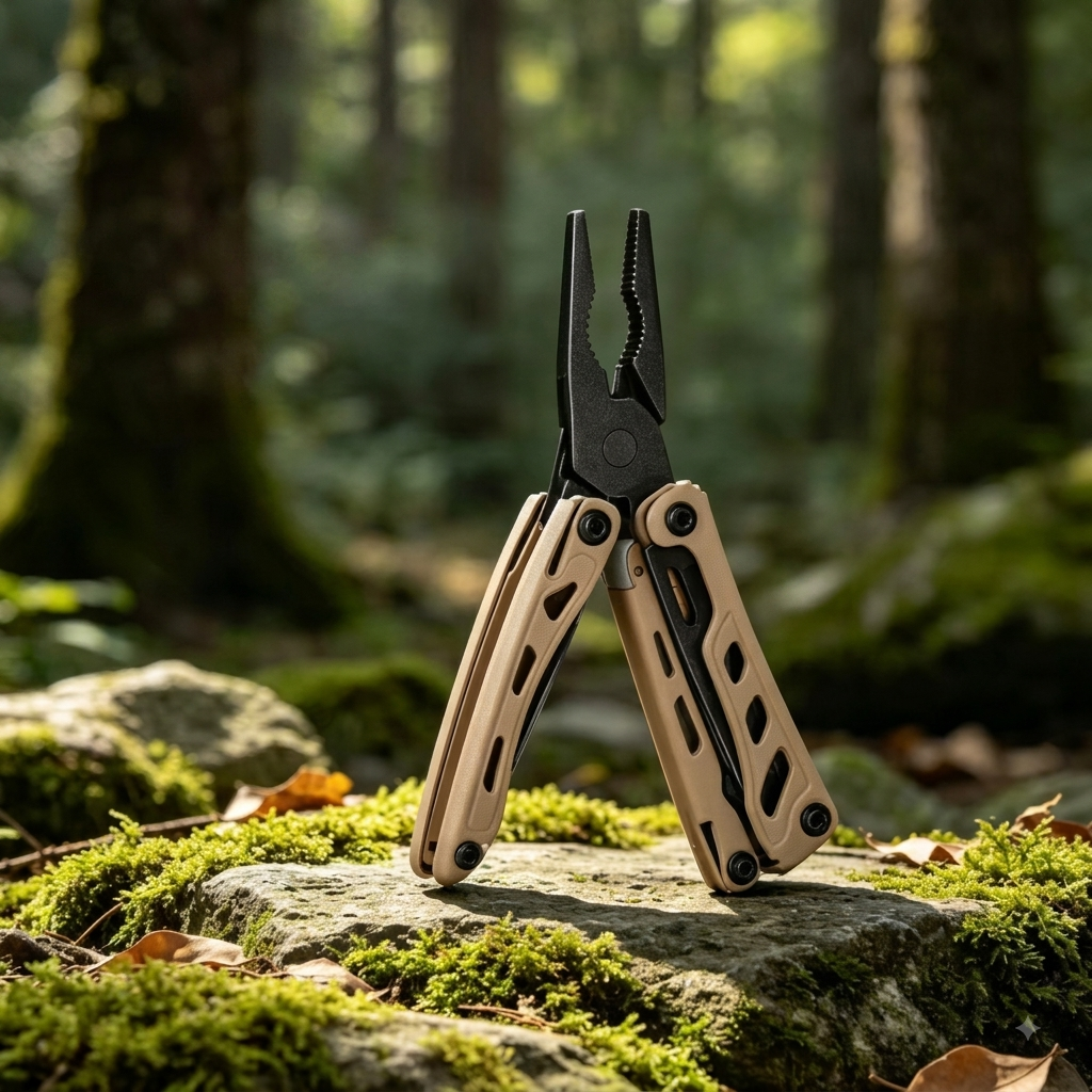 Multitool mit Zange | Tactical Outdoor | 15-in-1 Taschenwerkzeug