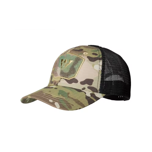 Taktische Baseballcap Multicam mit Mesh-Rückseite und Patchfläche