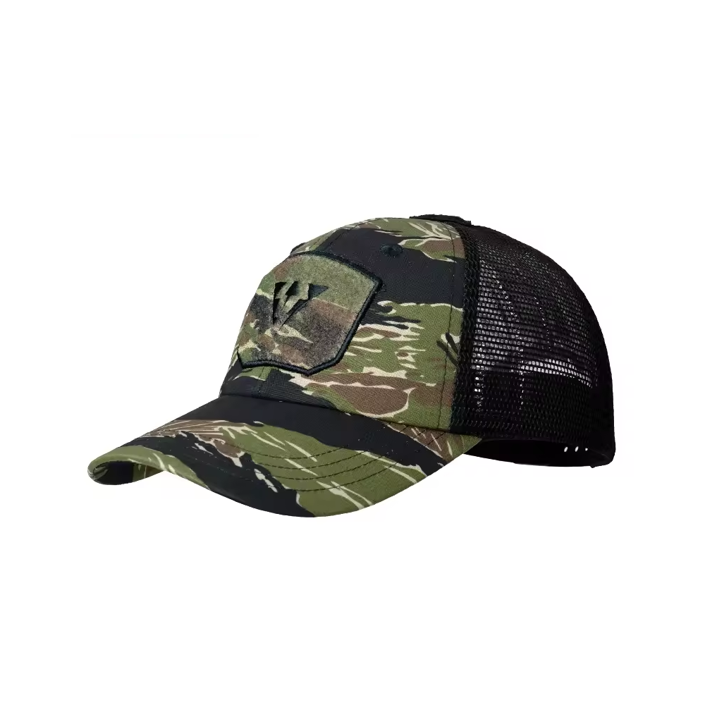Taktische Kappe VINTAGE CAMO (Tarnmuster) – Militär & Tarnmuster Baseball Cap MESH – ArmyDropz