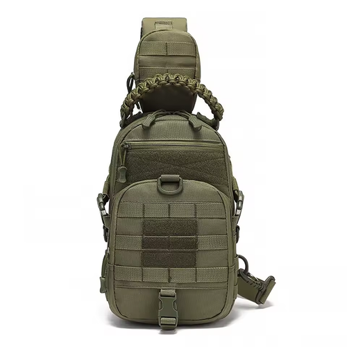 Taktische Umhängetasche Sling Bag MOLLE Oliv