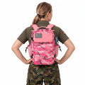 Passform und Trageansicht des 25 Liter Tactical Rucksacks für Frauen
