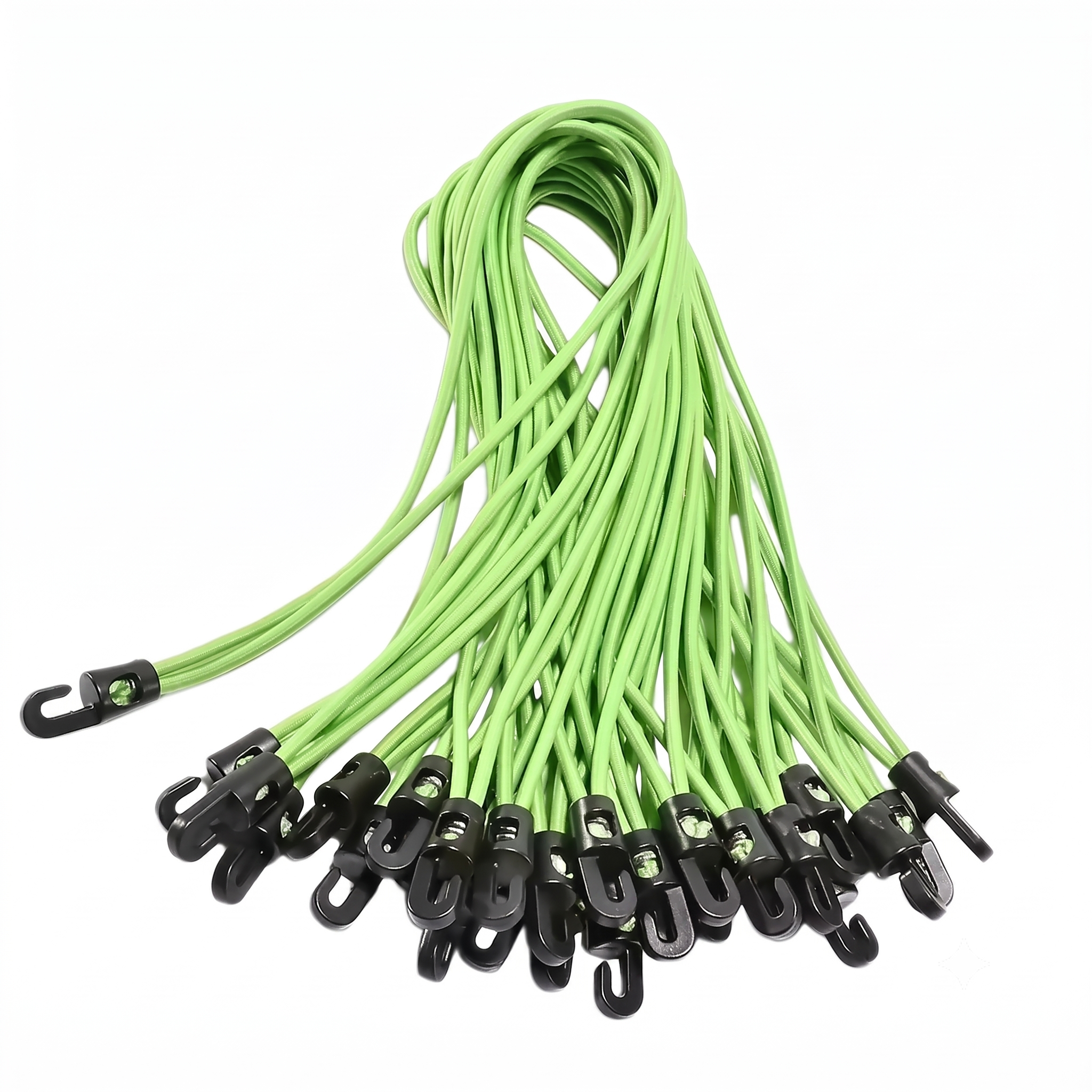 Tarp-Gummispanner mit Haken 25cm grün Bündel – ArmyDropz Army Shop Schweiz