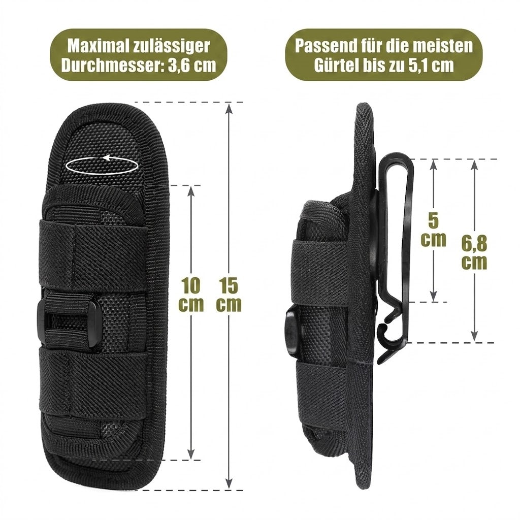 Taschenlampen Holster Tactical Detailansicht 3 – Army Dropz Armee Shop Schweiz