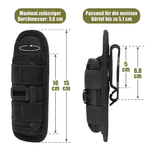 Taschenlampen Holster Tactical Detailansicht 3 – Army Dropz Armee Shop Schweiz